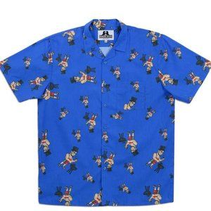 Men's Shirt - Abe Lincoln Grilling - Hawaiian Shirt